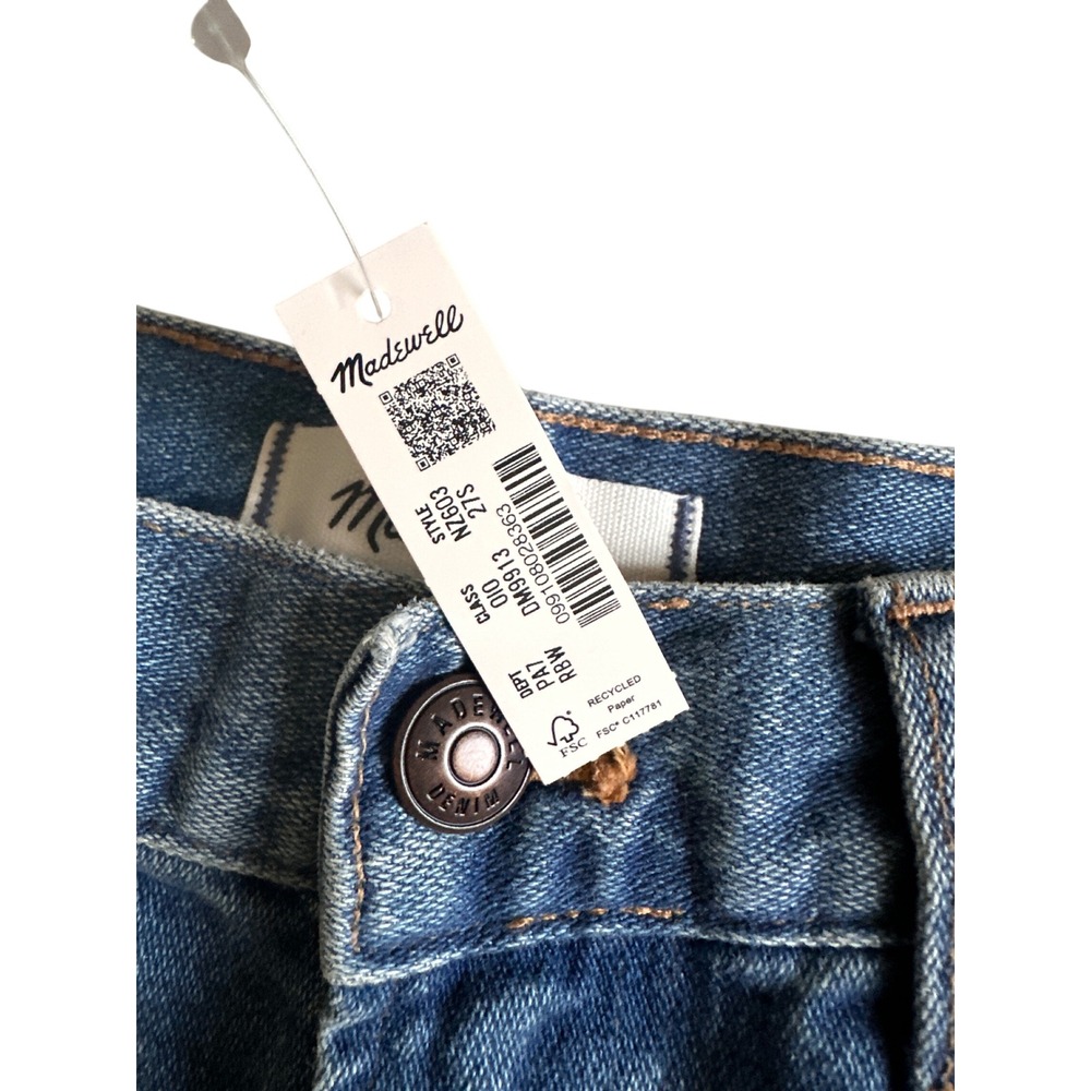 NWT Madewell Relaxed Bootcut Jeans Womens 27S Retro Bright Wash Rigid Denim - Picture 6 of 7